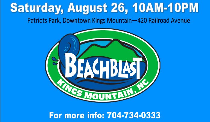 Beach Blast Kings Mountain NC