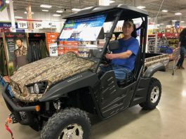 atv test ride at sams club